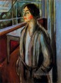 Frau auf der Veranda 1924 Edvard Munch